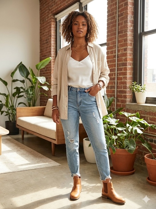 Women’s S.O.N.G. Perfect hi rise Distressed Jeans - Picture 2 of 6